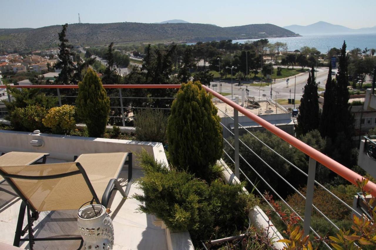 Varkiza Seaside Penthouse With Private Roof Deck Vári 外观 照片